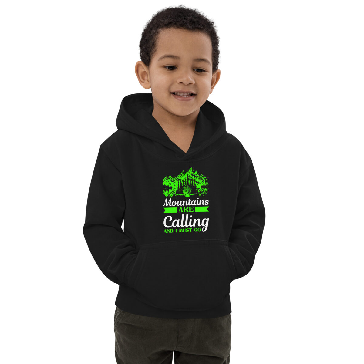 kids hoodie jet black front 647e04163a716