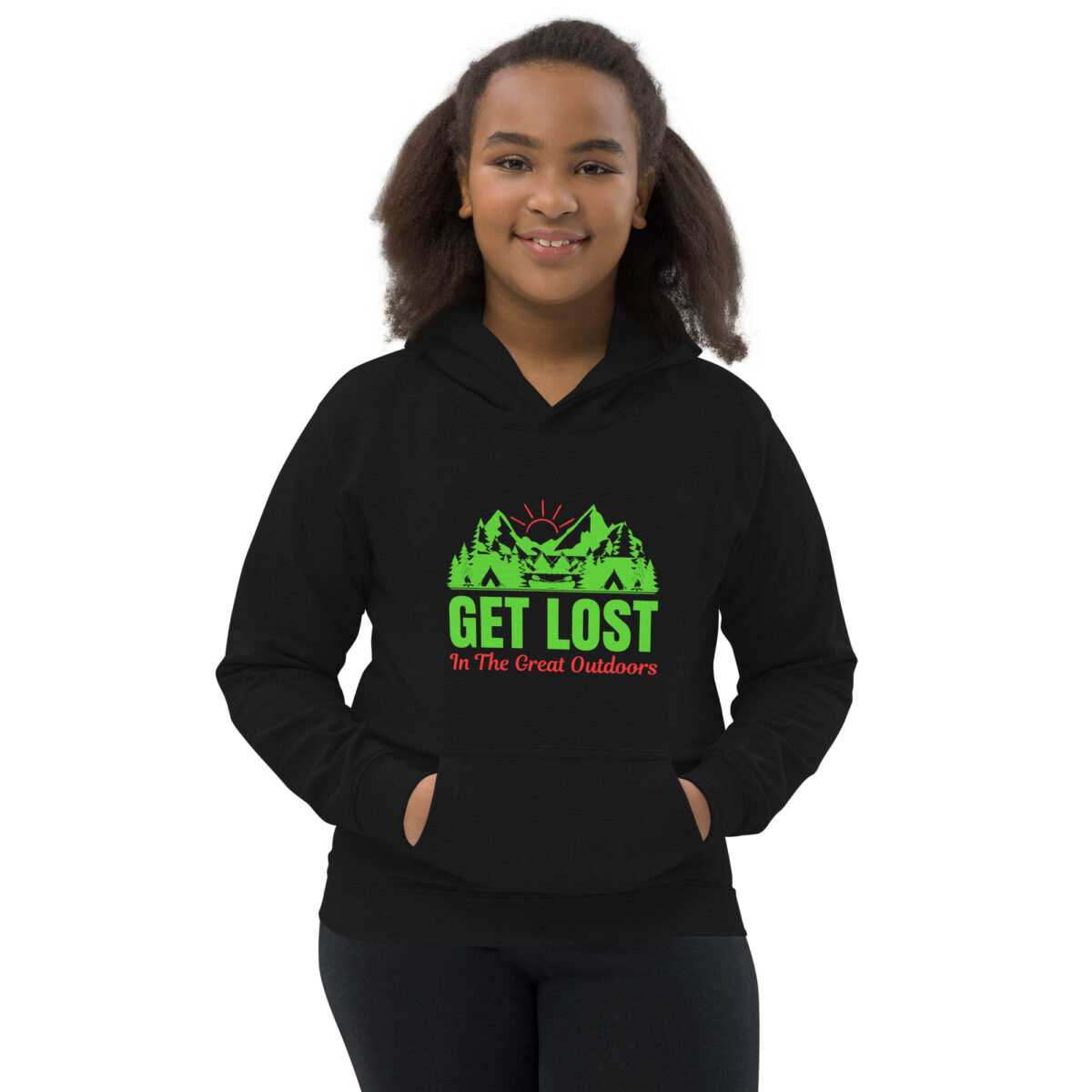 kids hoodie jet black front 647e0d8c0be05