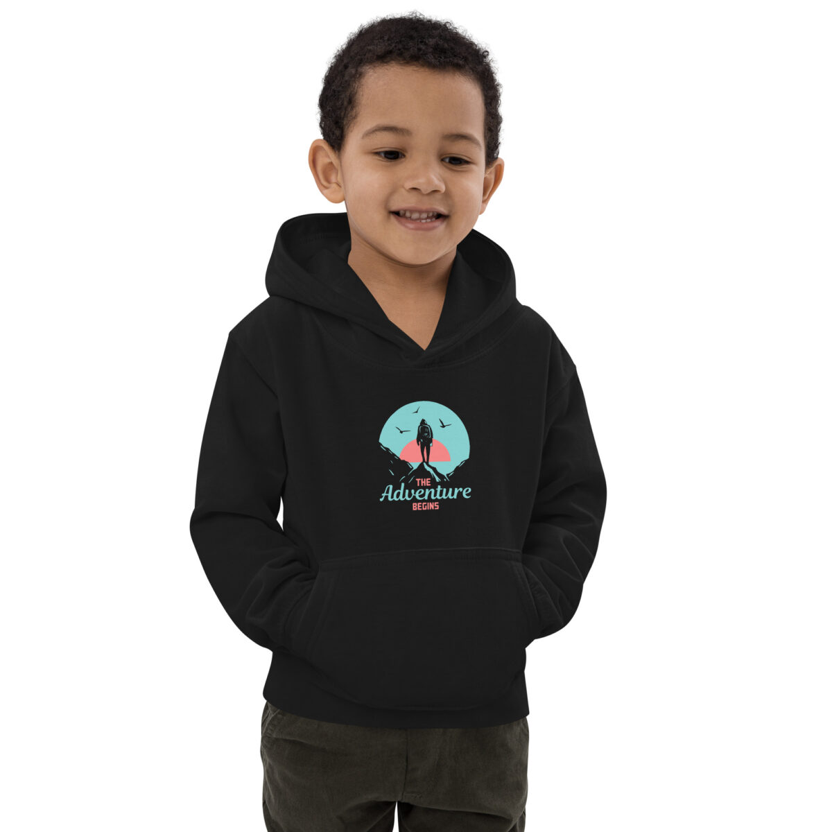 kids hoodie jet black front 647e136768dcd