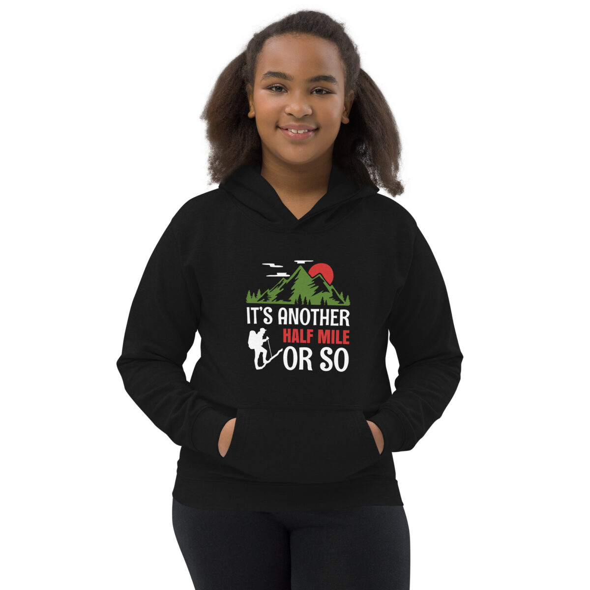 kids hoodie jet black front 647e167078680