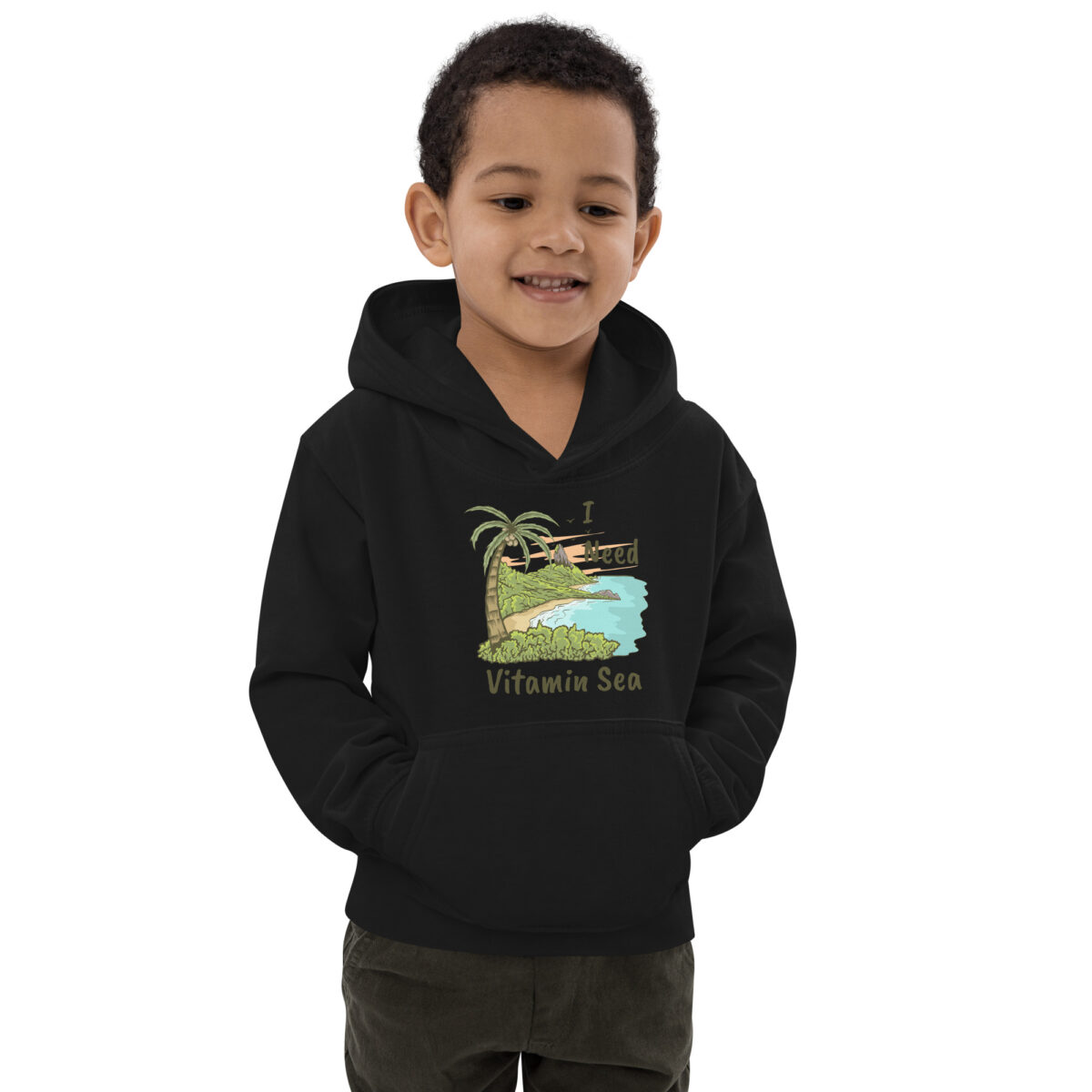 kids hoodie jet black front 647f05f3bb583