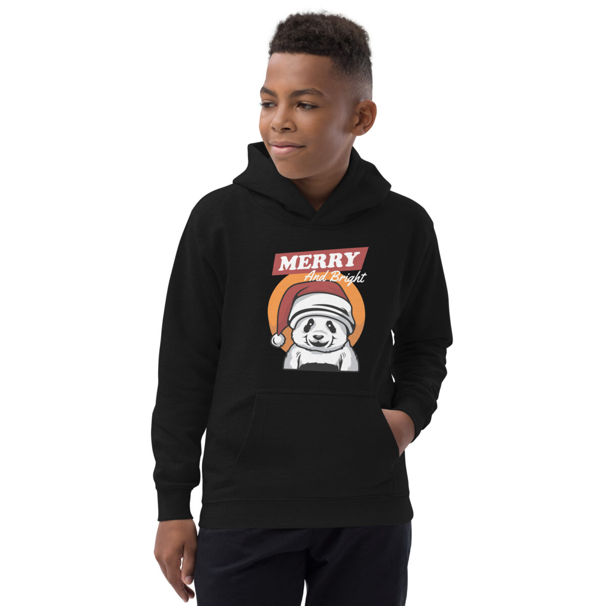 kids hoodie jet black front 647f2f17ce53e