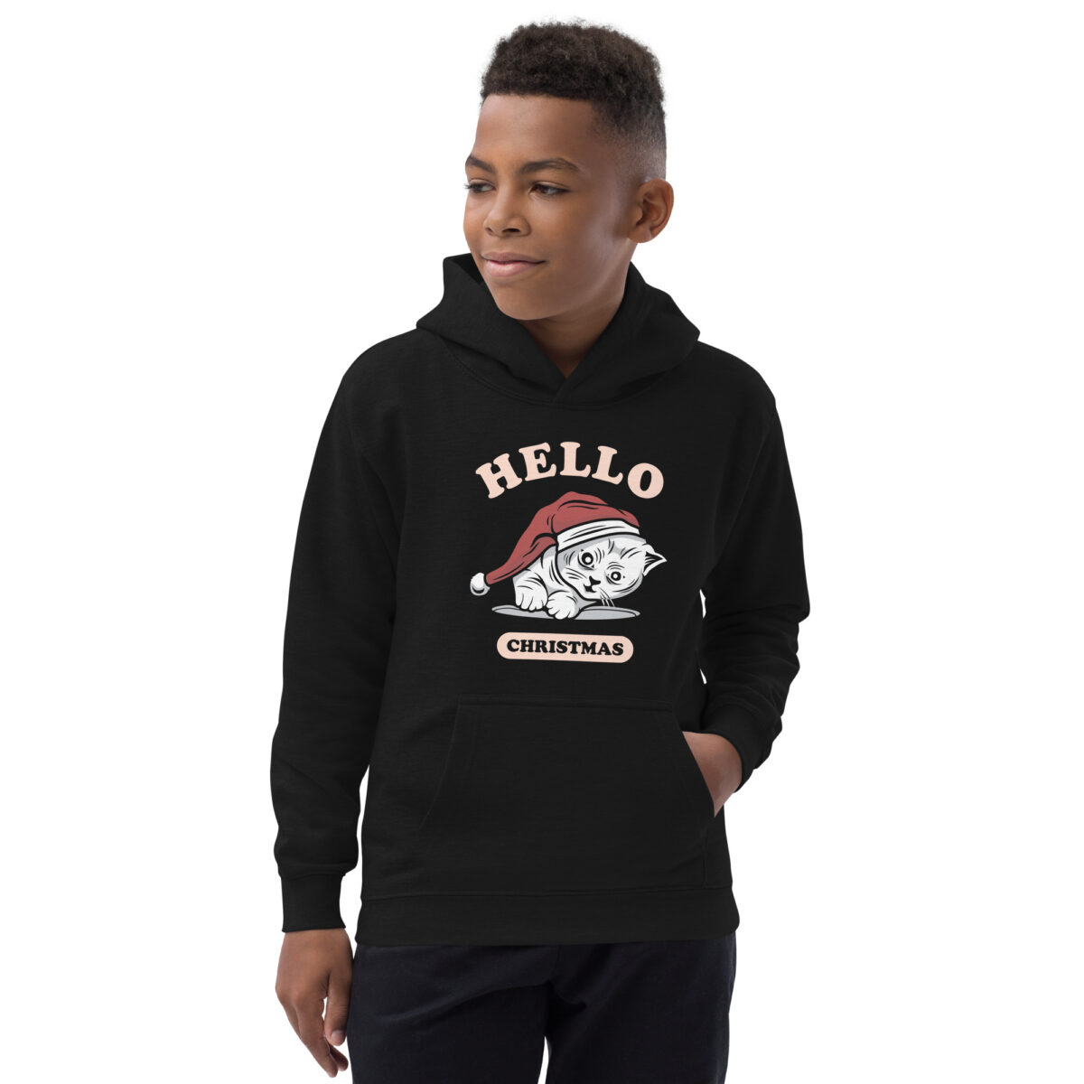 kids hoodie jet black front 647f3ca13bc4b