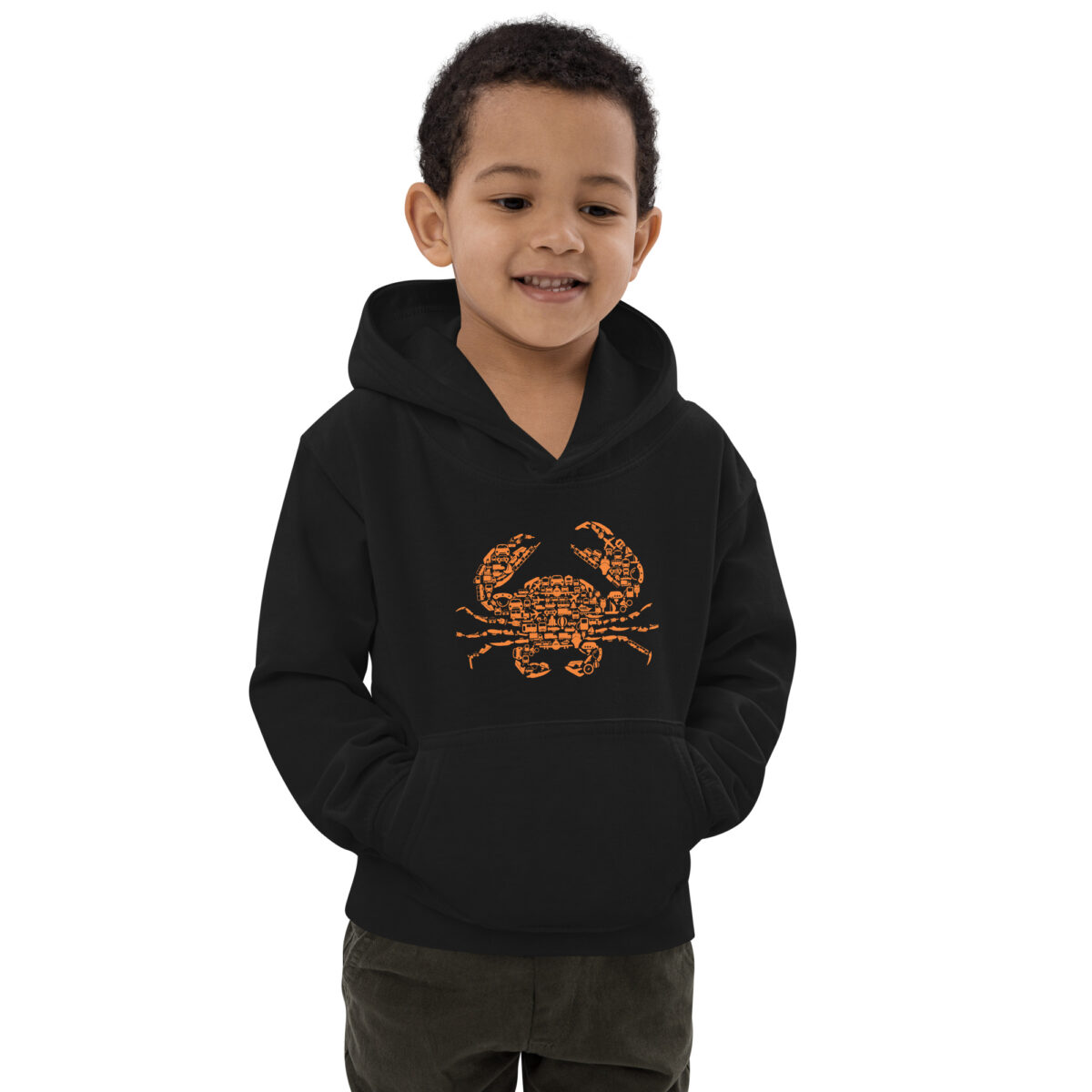 kids hoodie jet black front 6480753d8f6db