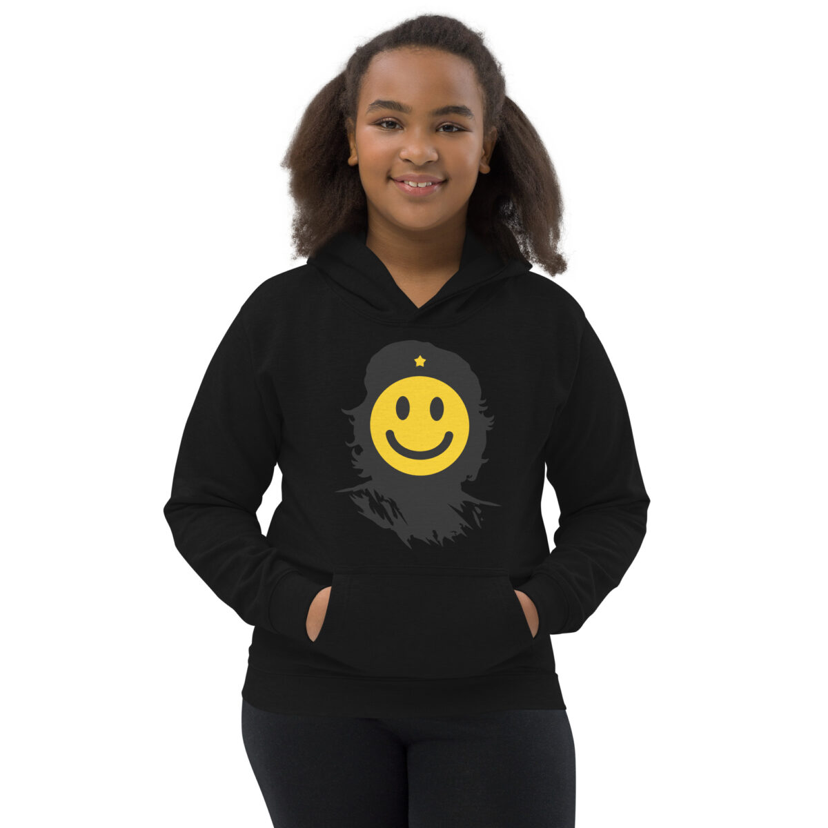 kids hoodie jet black front 6480770a7510b