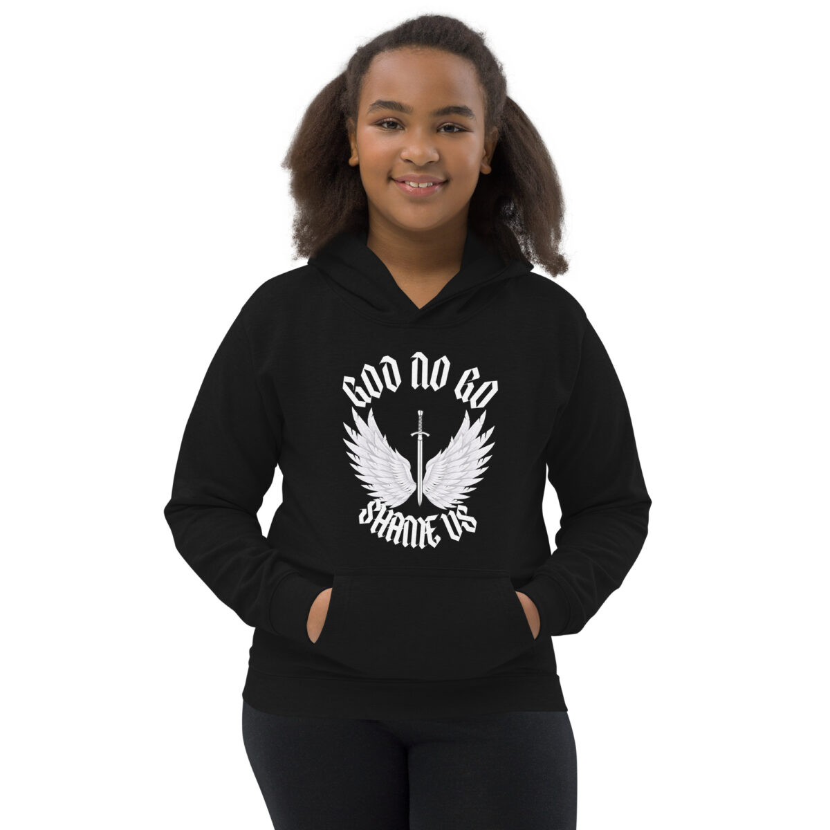 kids hoodie jet black front 648413365f5fb