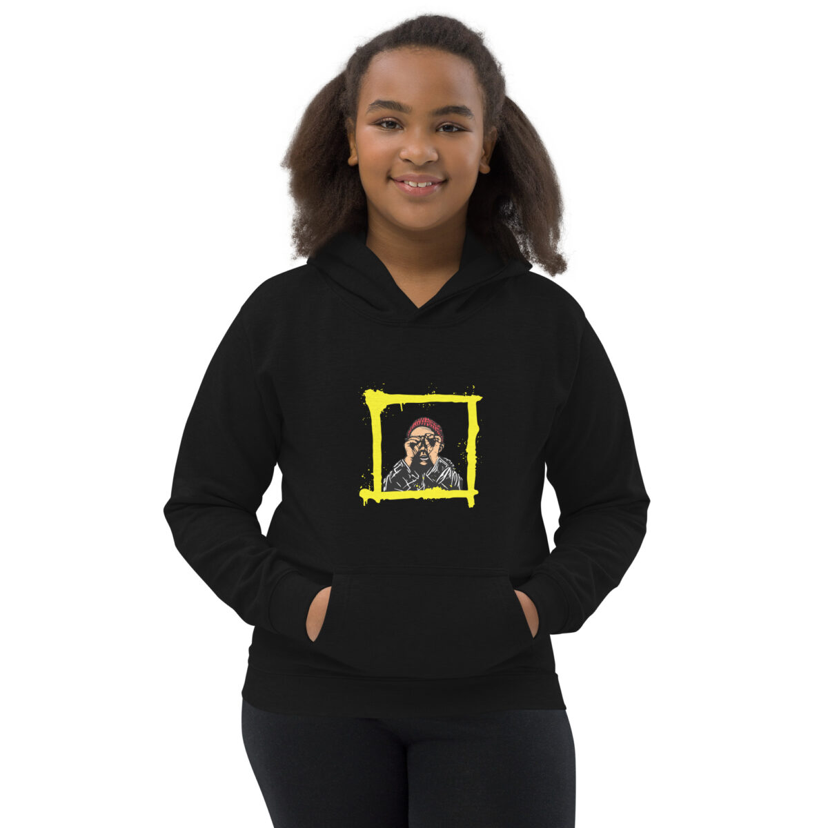 kids hoodie jet black front 6484189c23e17