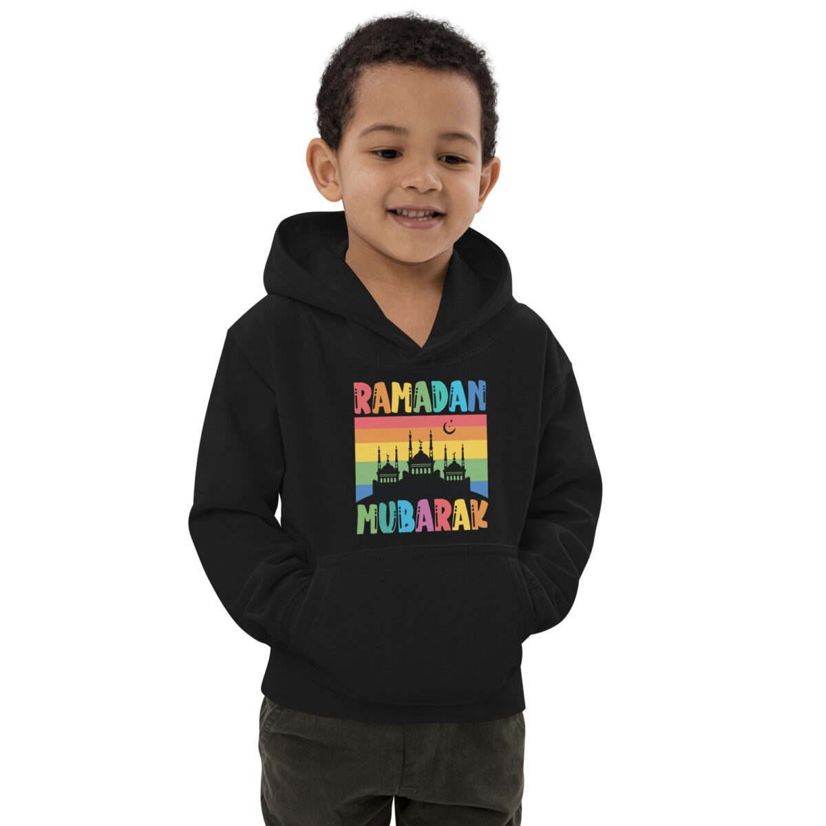 kids hoodie jet black front 6492e0181eb75