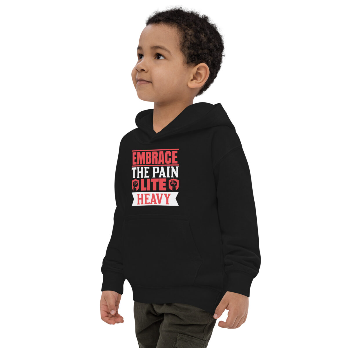 kids hoodie jet black left front 64786cd23adb8