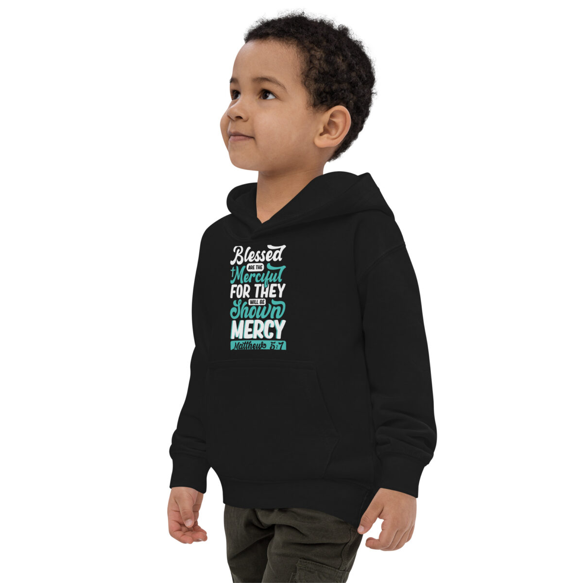 kids hoodie jet black left front 6479ae6dcaa11