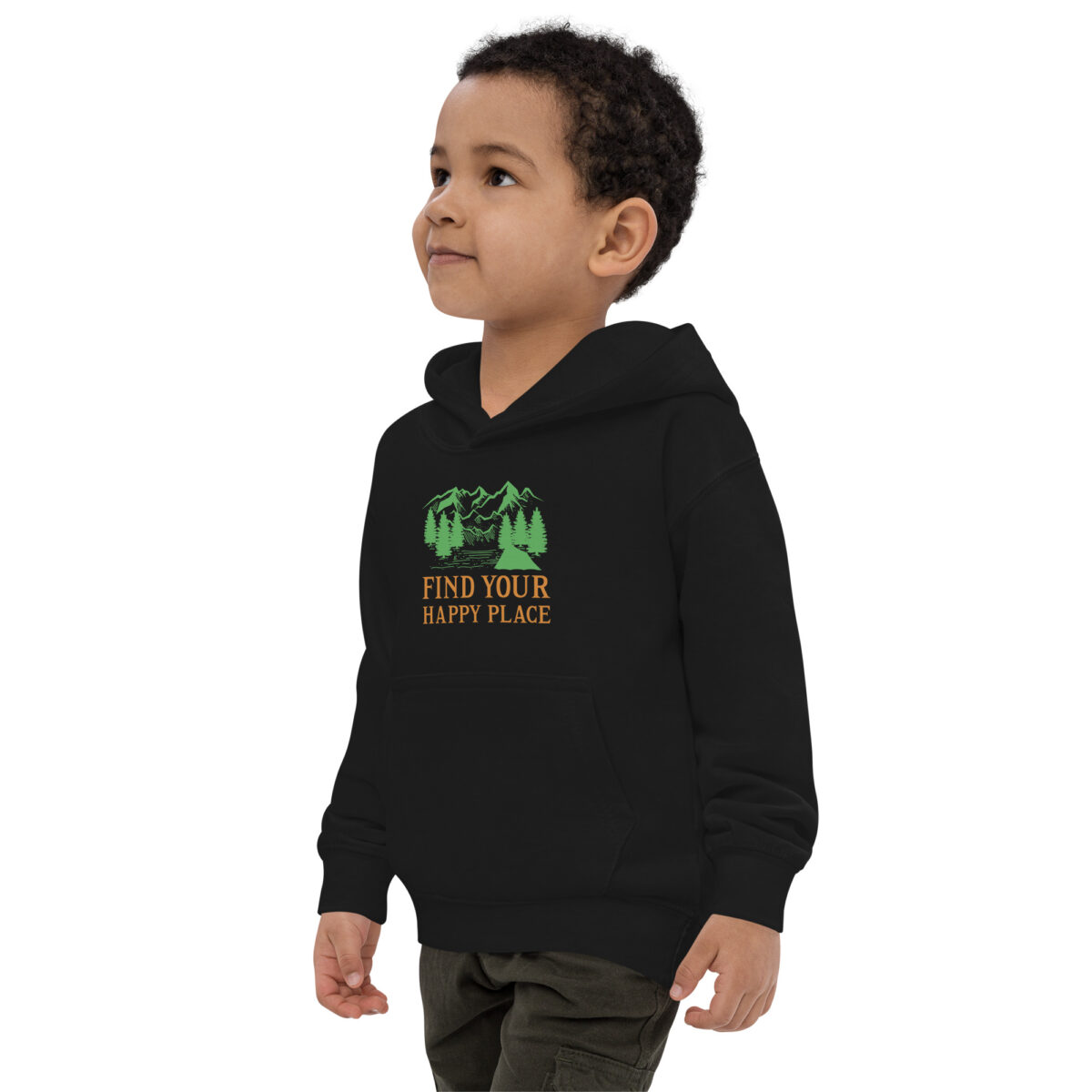 kids hoodie jet black left front 647e0fd997059