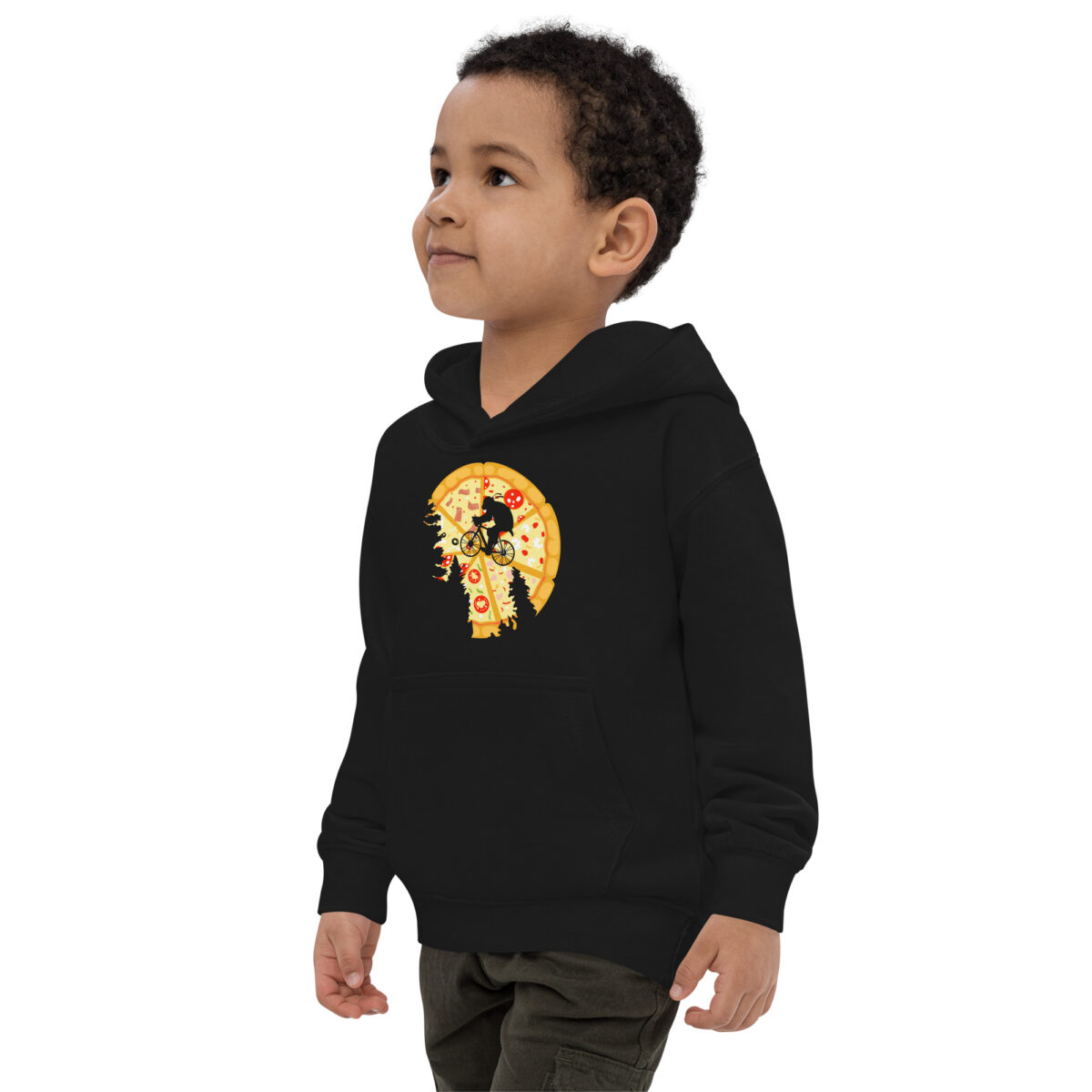 kids hoodie jet black left front 64806252a1679