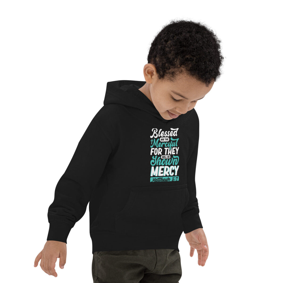 kids hoodie jet black right front 6479ae6dca939