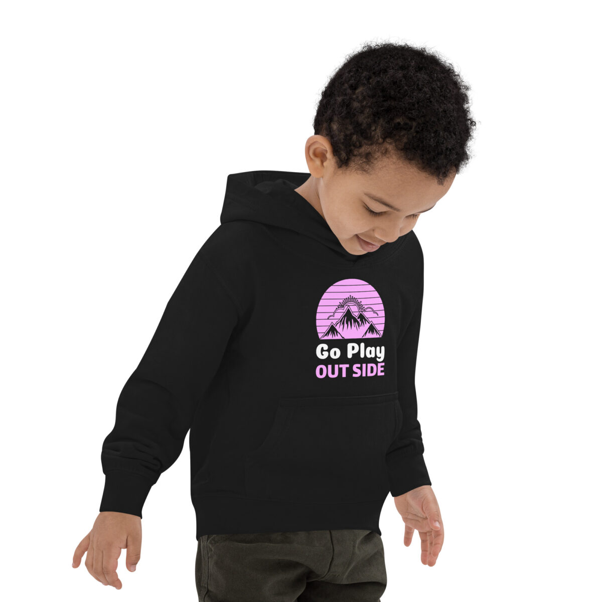 kids hoodie jet black right front 647e052049592