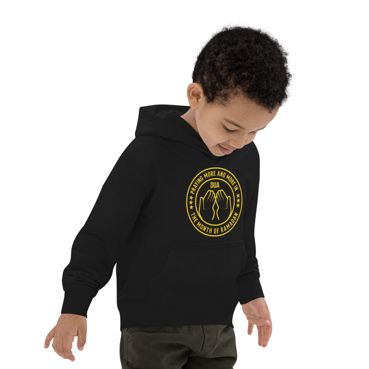 kids hoodie jet black right front 6492db71ed9e3