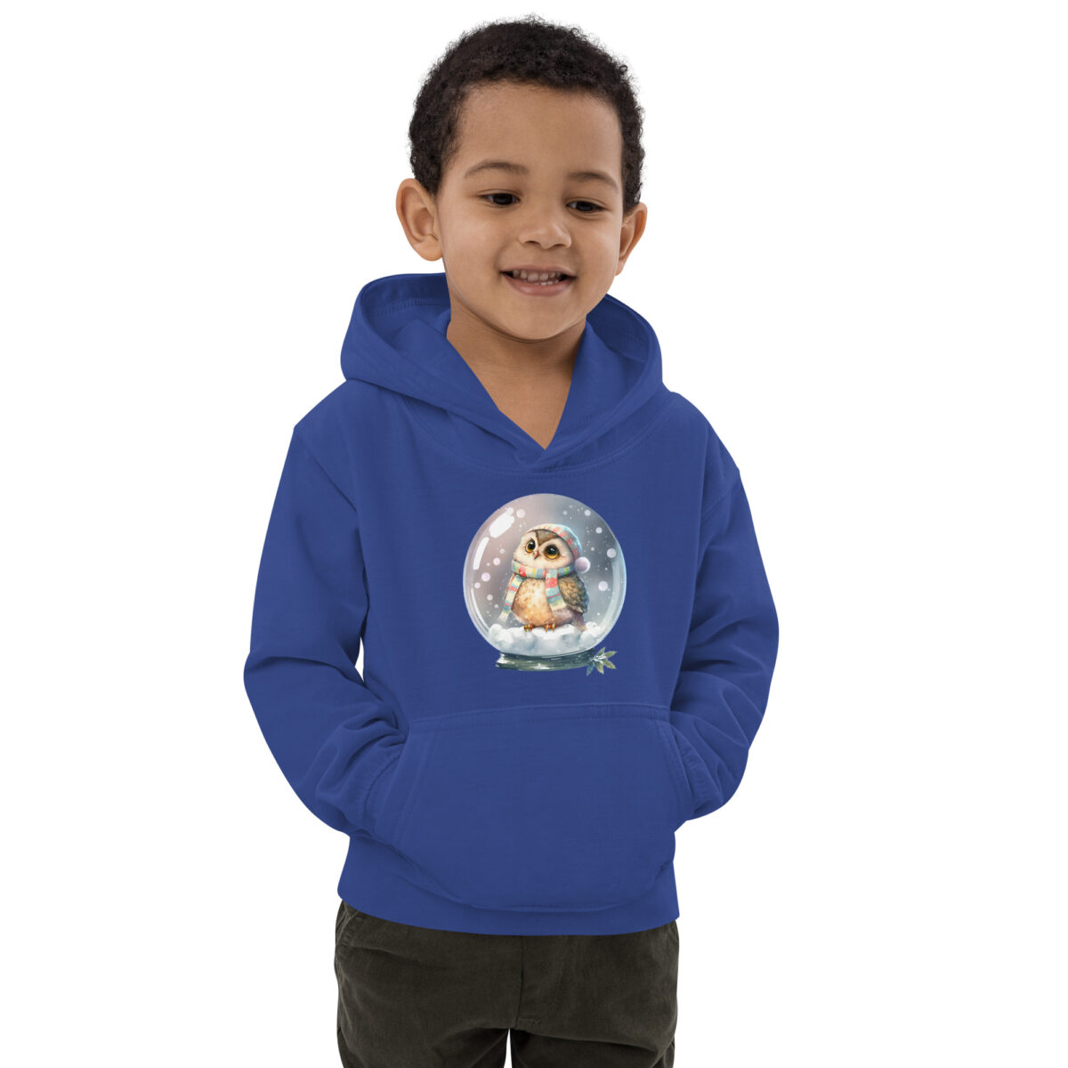 kids hoodie royal blue front 6479b7fb91451