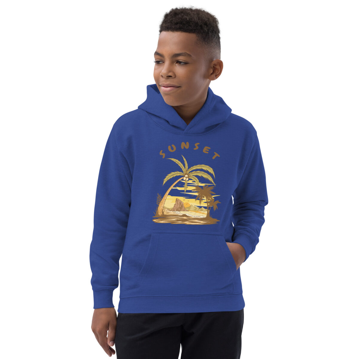 kids hoodie royal blue front 647e20475fd5a