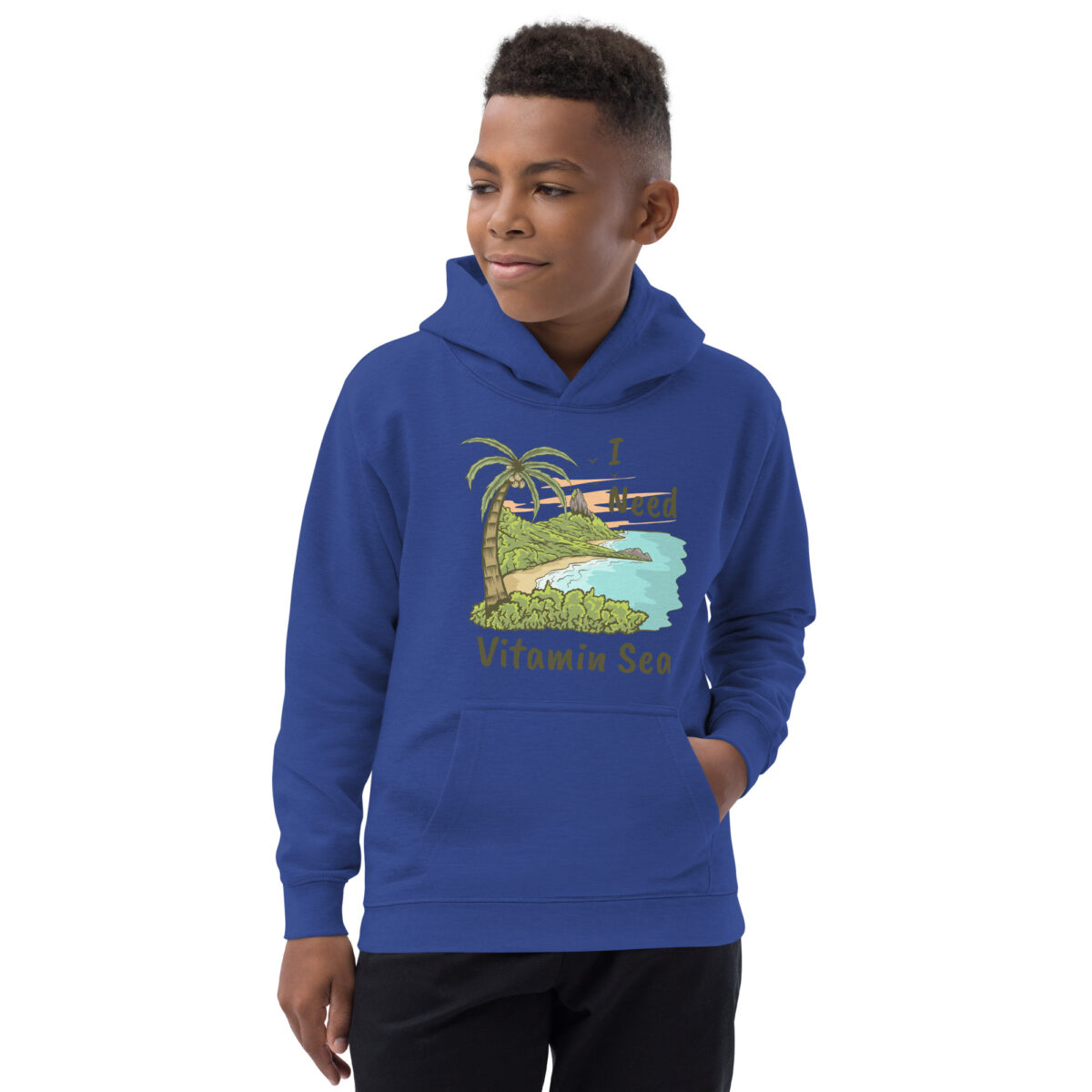 kids hoodie royal blue front 647f05f3bb603