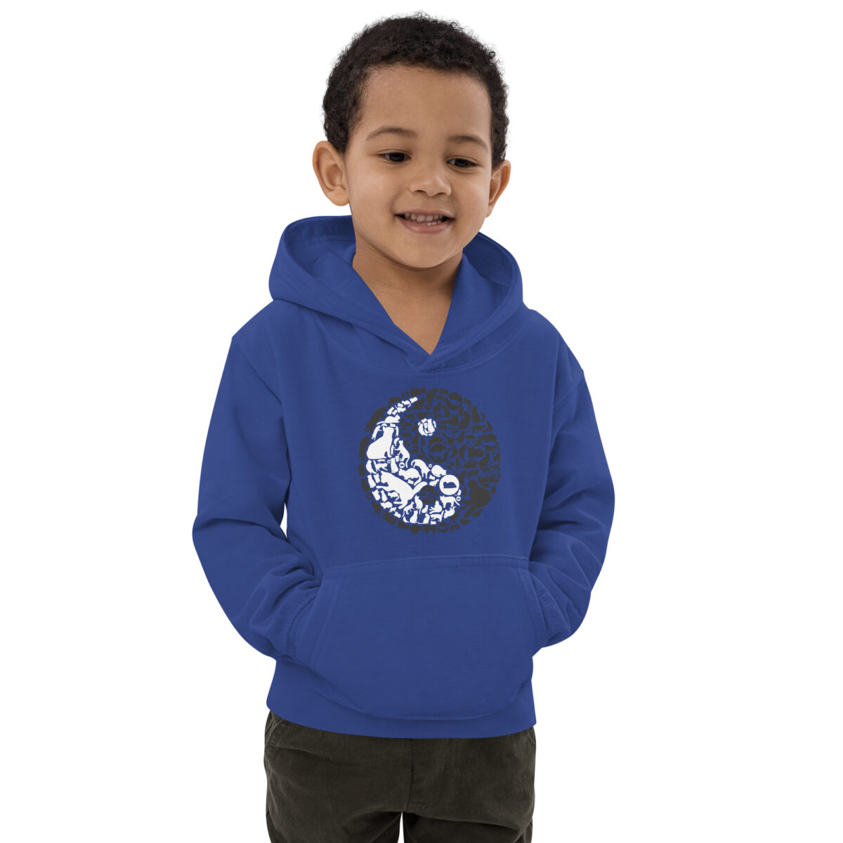 kids hoodie royal blue front 647f0bf8e60e1