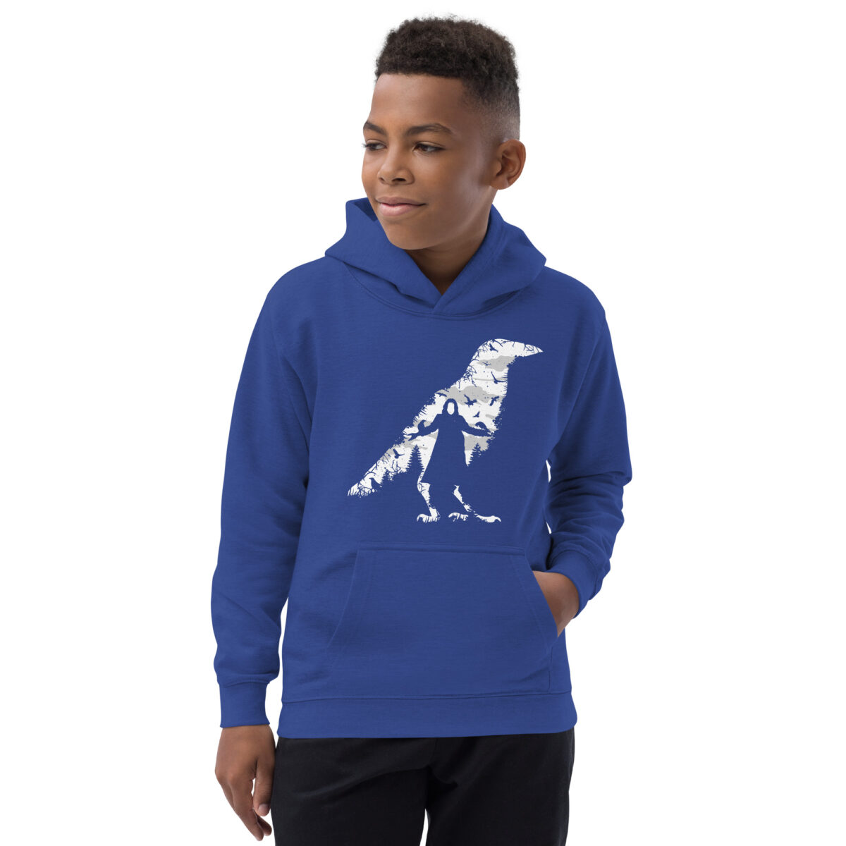 kids hoodie royal blue front 647f0fcfd76bb