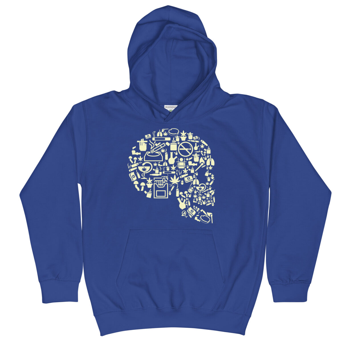 kids hoodie royal blue front 647f12e501817