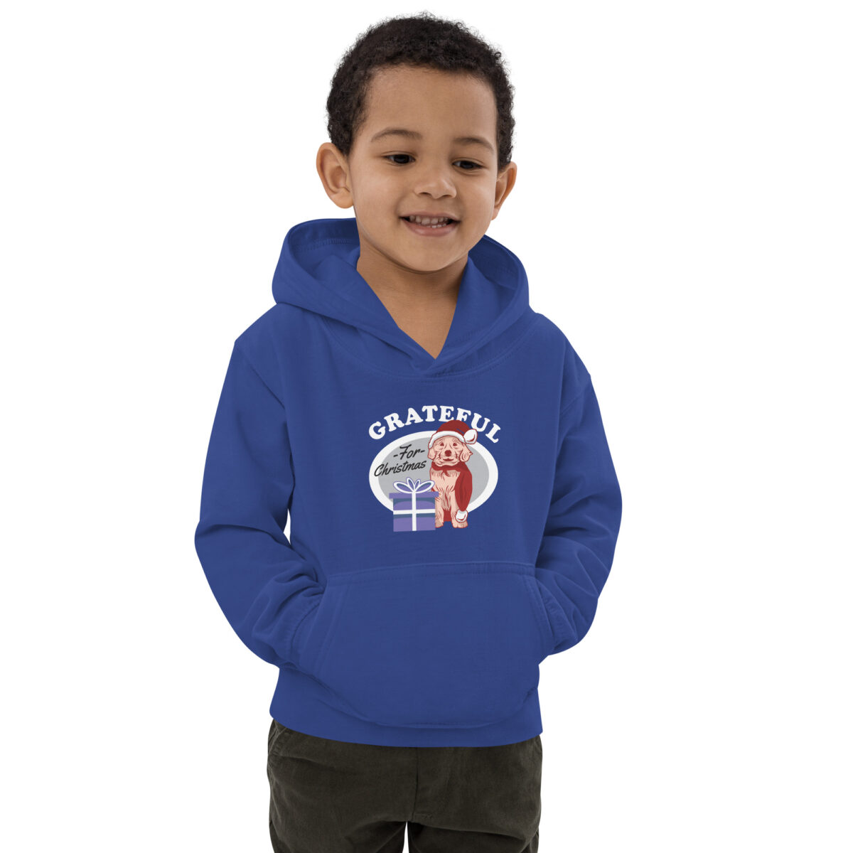 kids hoodie royal blue front 647f3df485c78