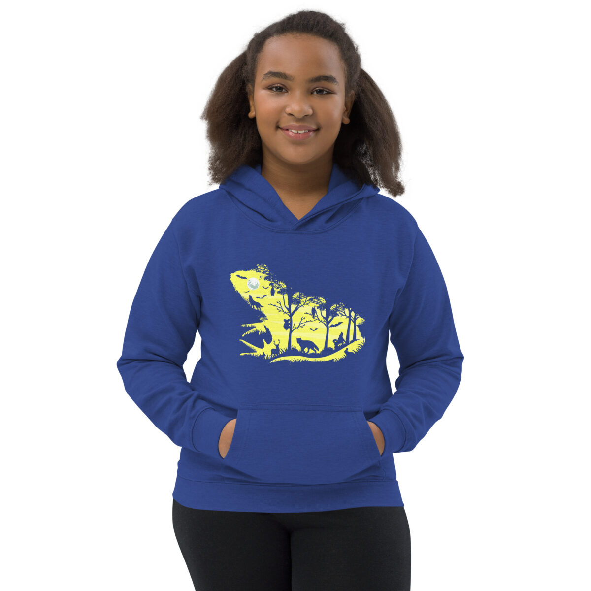 kids hoodie royal blue front 64806c9c4ff81