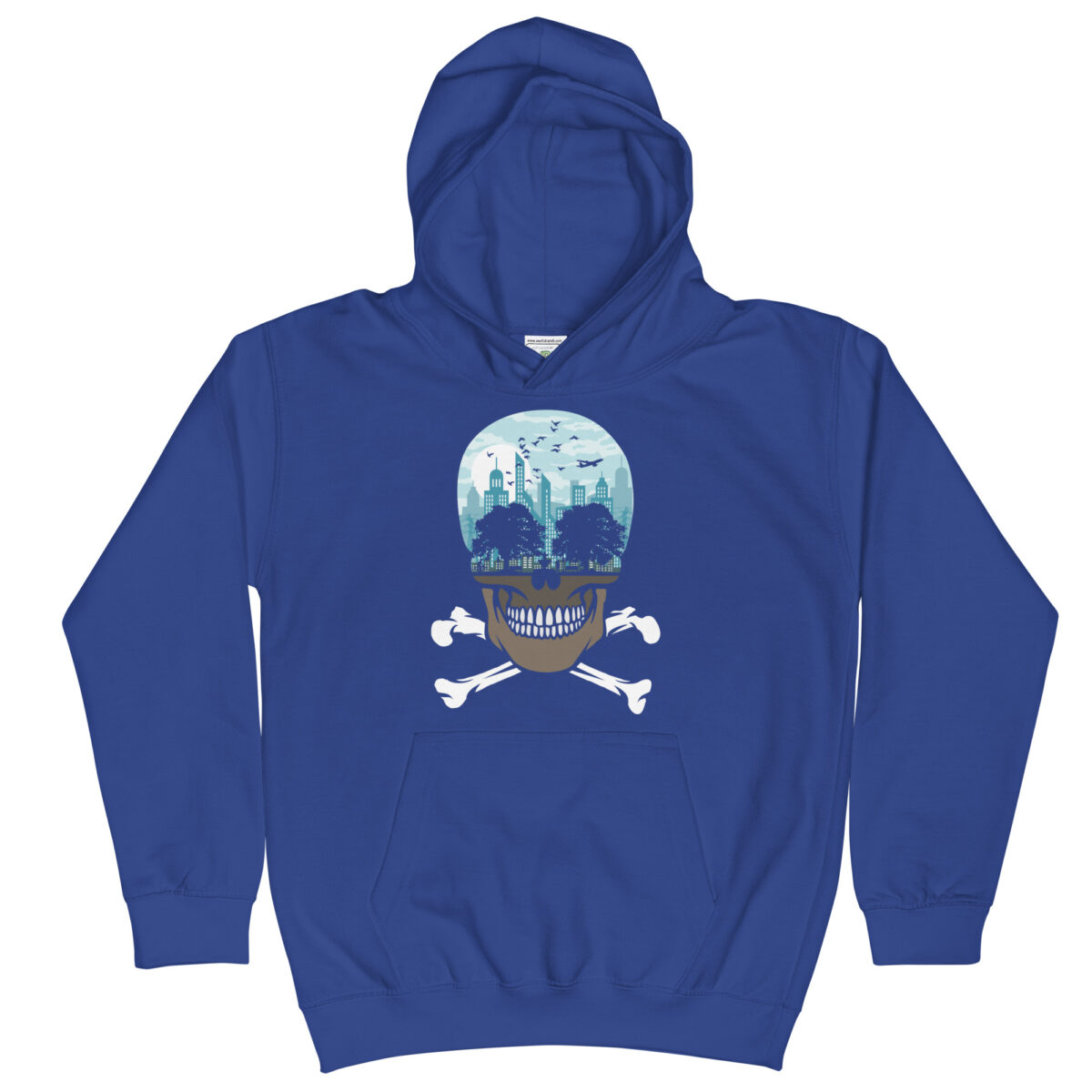 kids hoodie royal blue front 64807356782b5