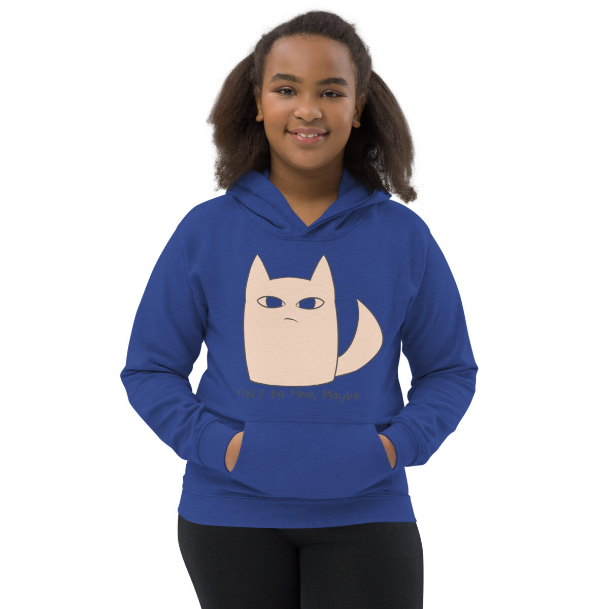 kids hoodie royal blue front 6480b2f0b6dc3