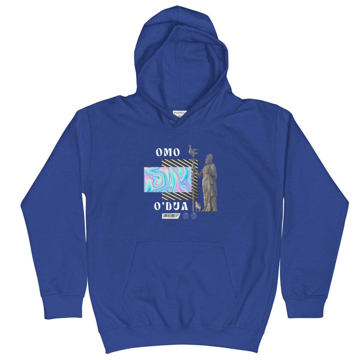 kids hoodie royal blue front 64842948b37c5