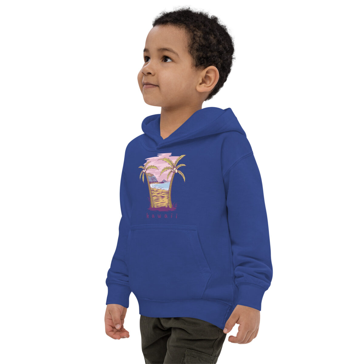 kids hoodie royal blue left front 647f065f0324c