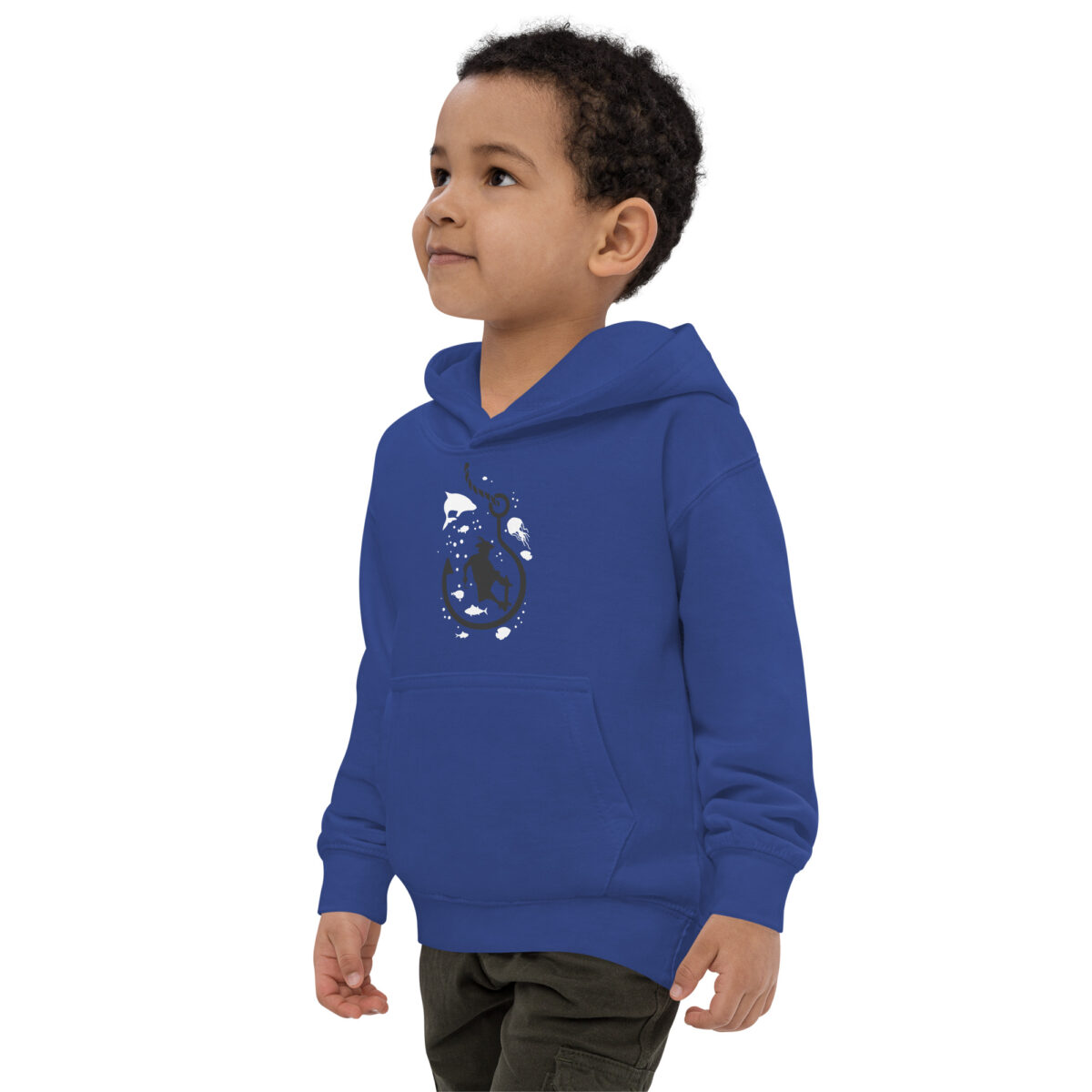 kids hoodie royal blue left front 647f15791d0e9