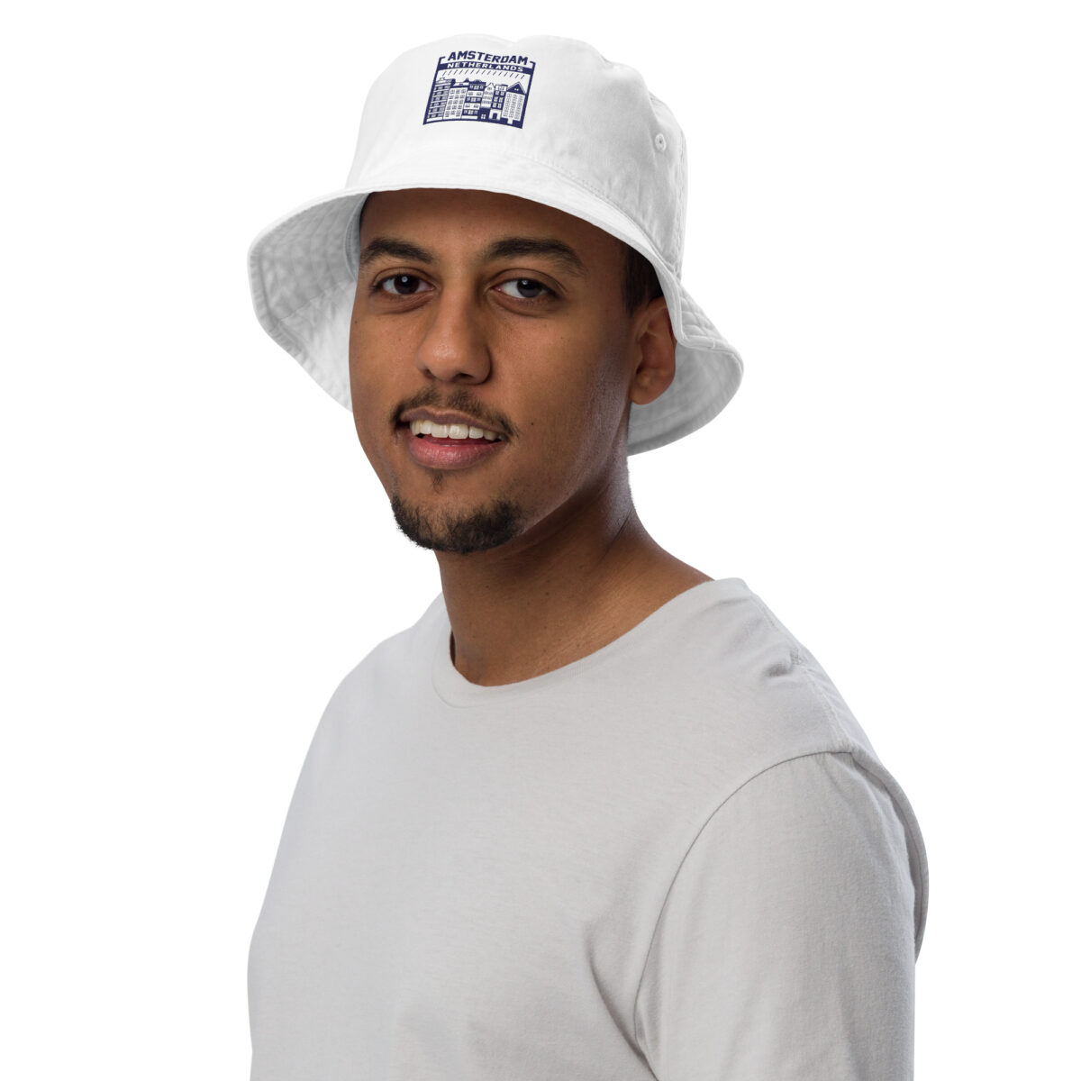 organic bucket hat bio white front 64995b199ea69