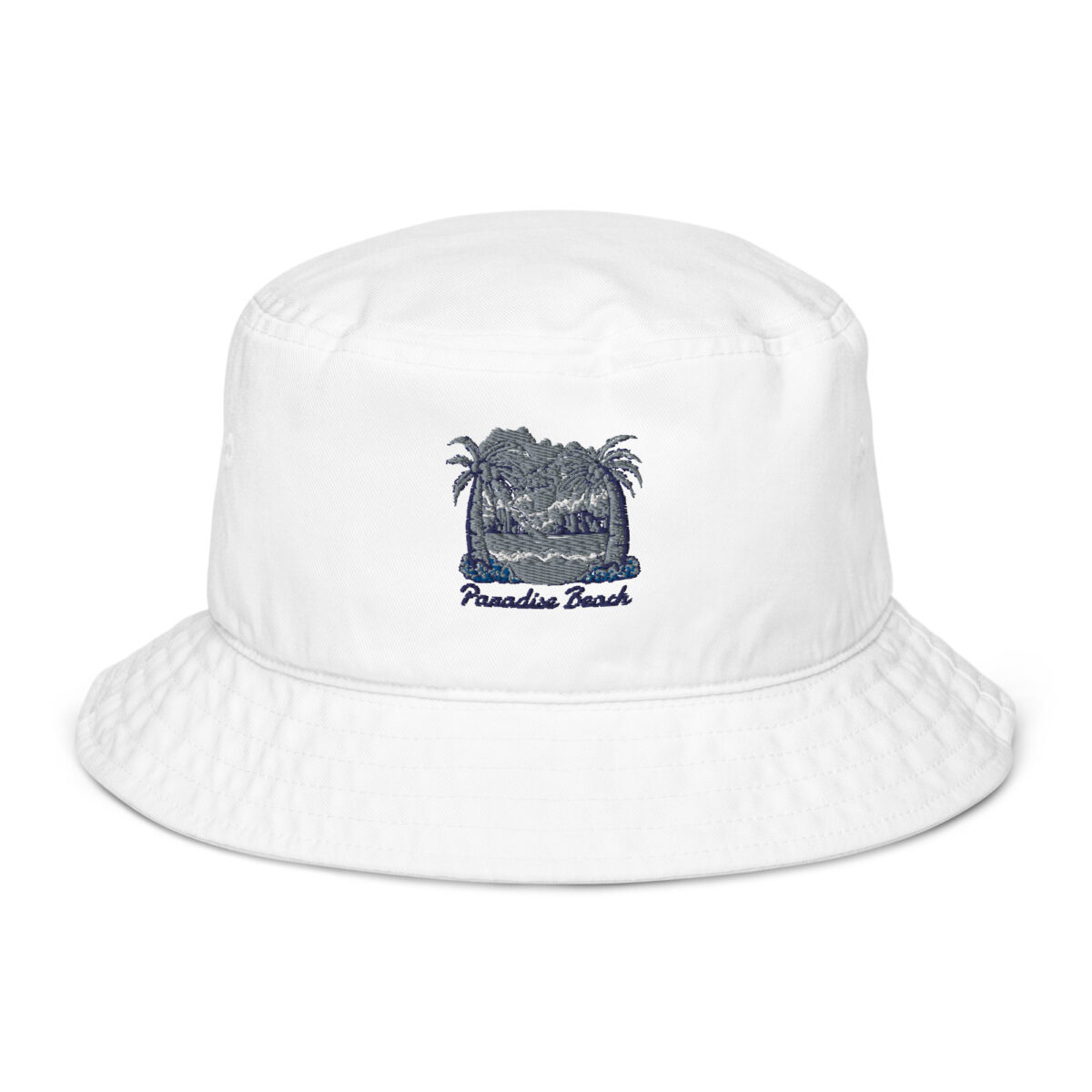 organic bucket hat bio white front 649963dc9c756