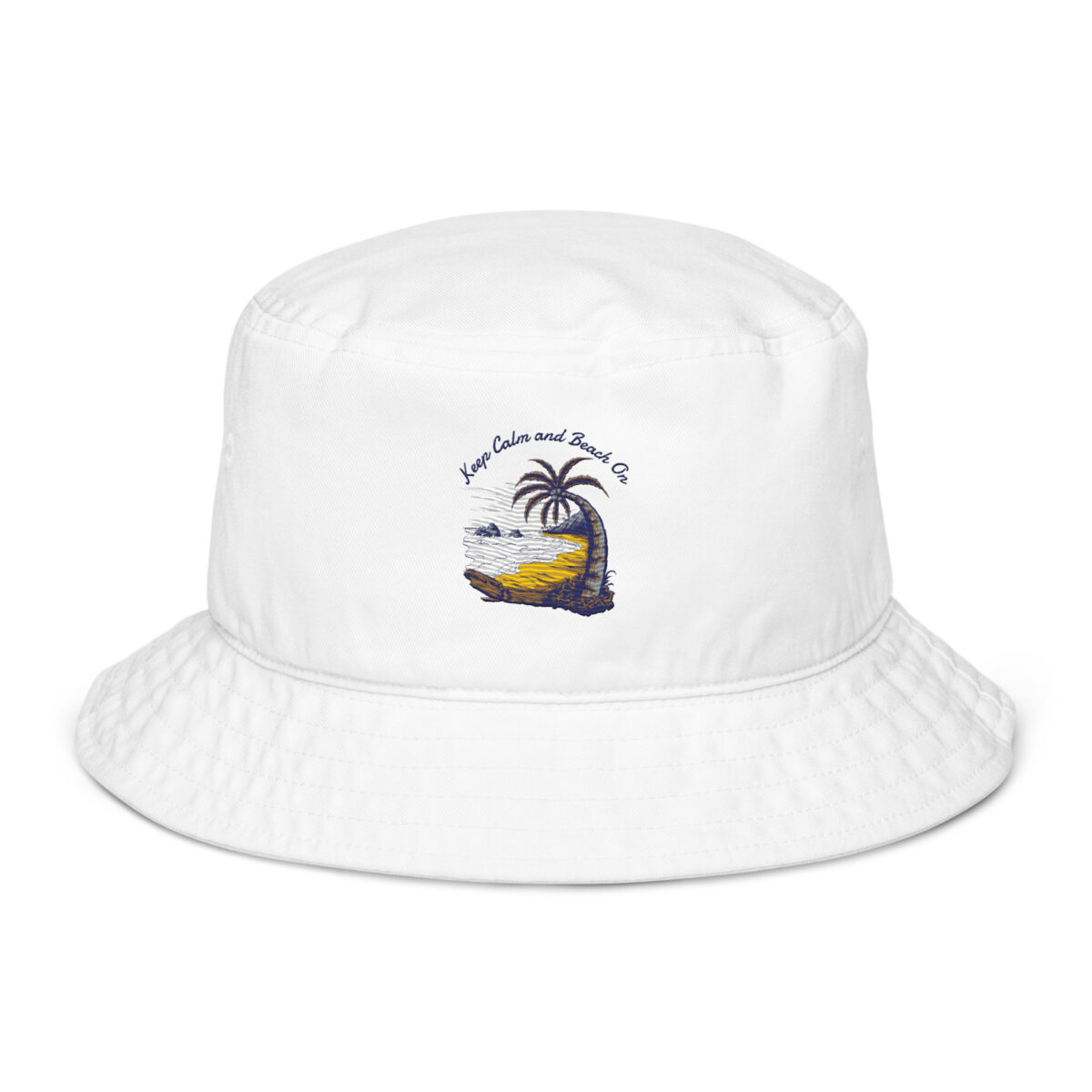 organic bucket hat bio white front 6499666ca8426