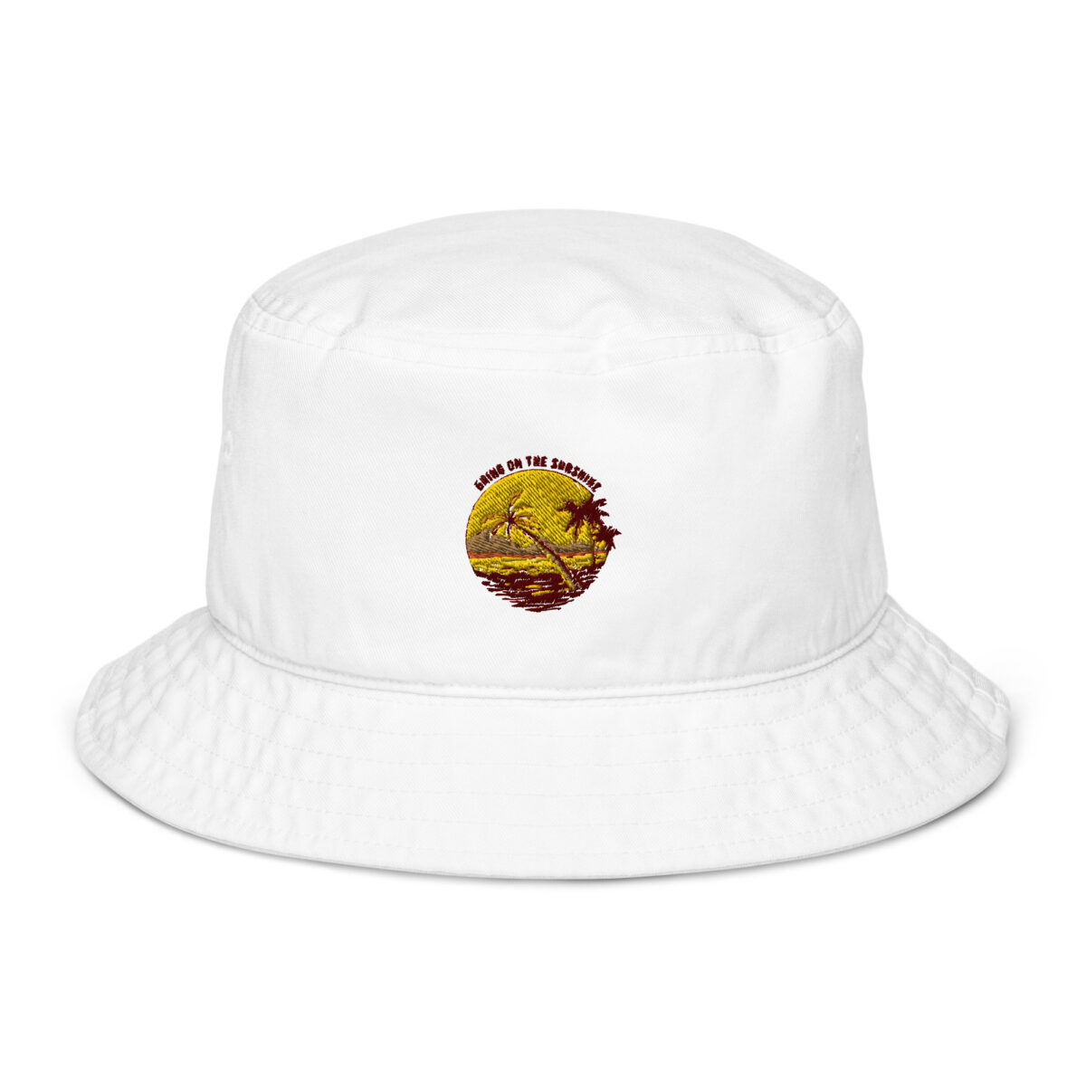 organic bucket hat bio white front 64997177814e7