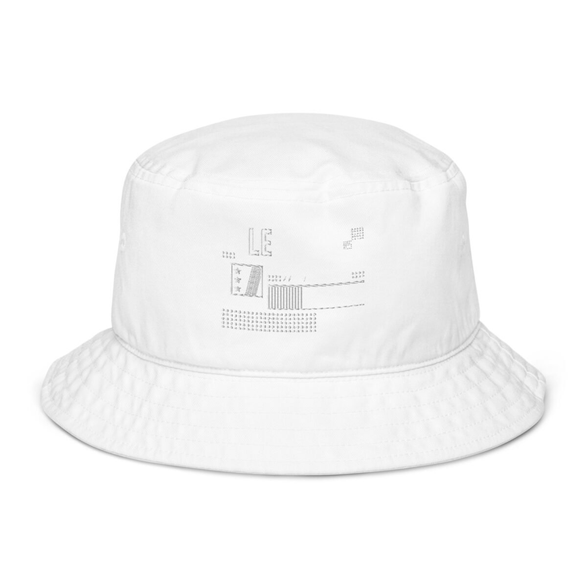 organic bucket hat bio white front 6499762922bdc