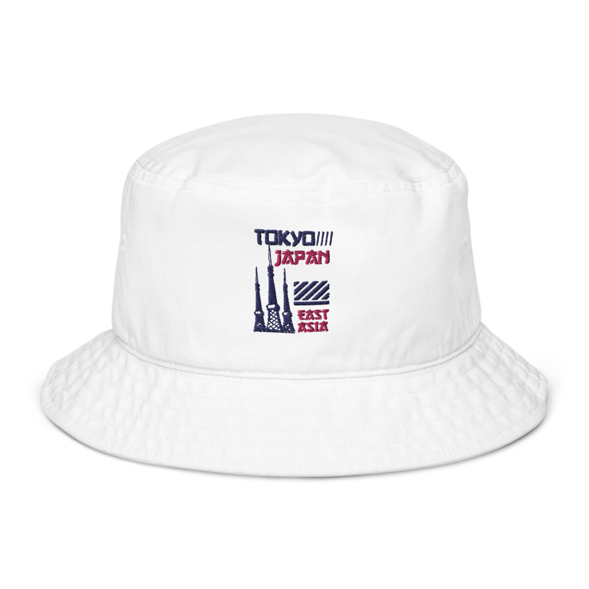 organic bucket hat bio white front 649978dc887dc