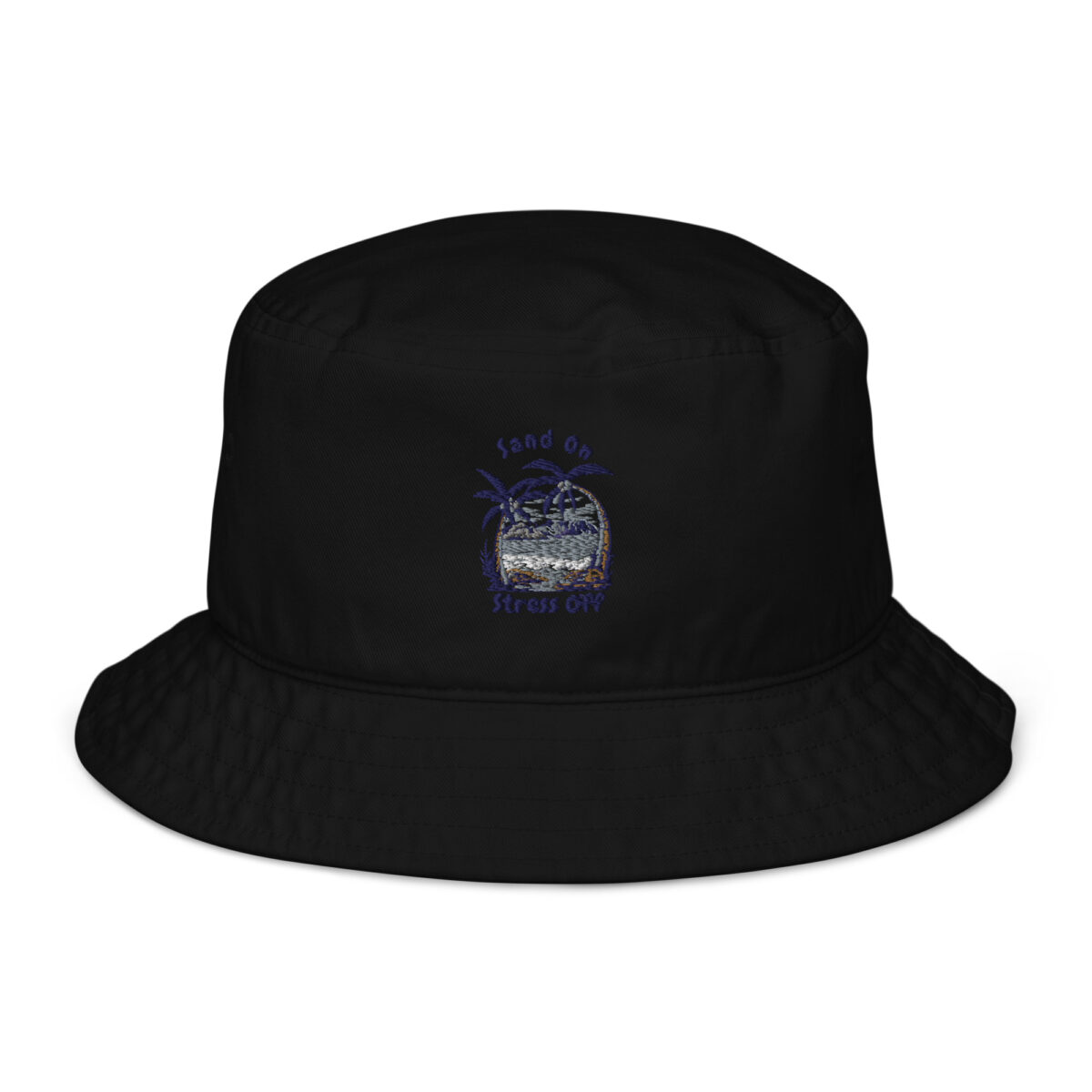 organic bucket hat black front 649961fa9b89a