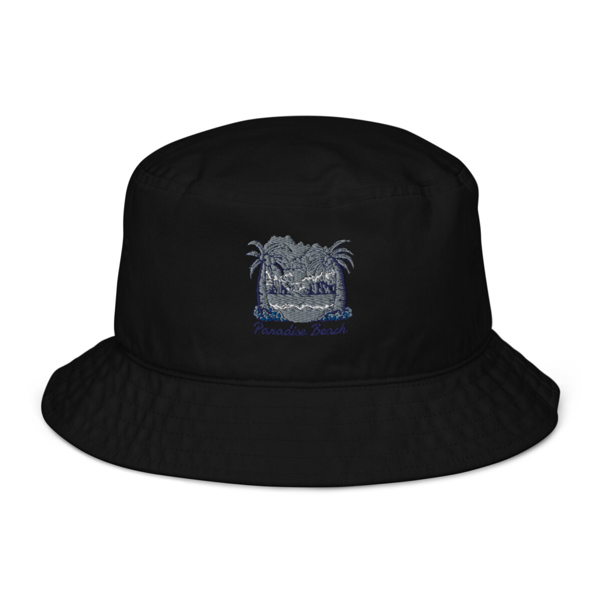 organic bucket hat black front 649963dc59097