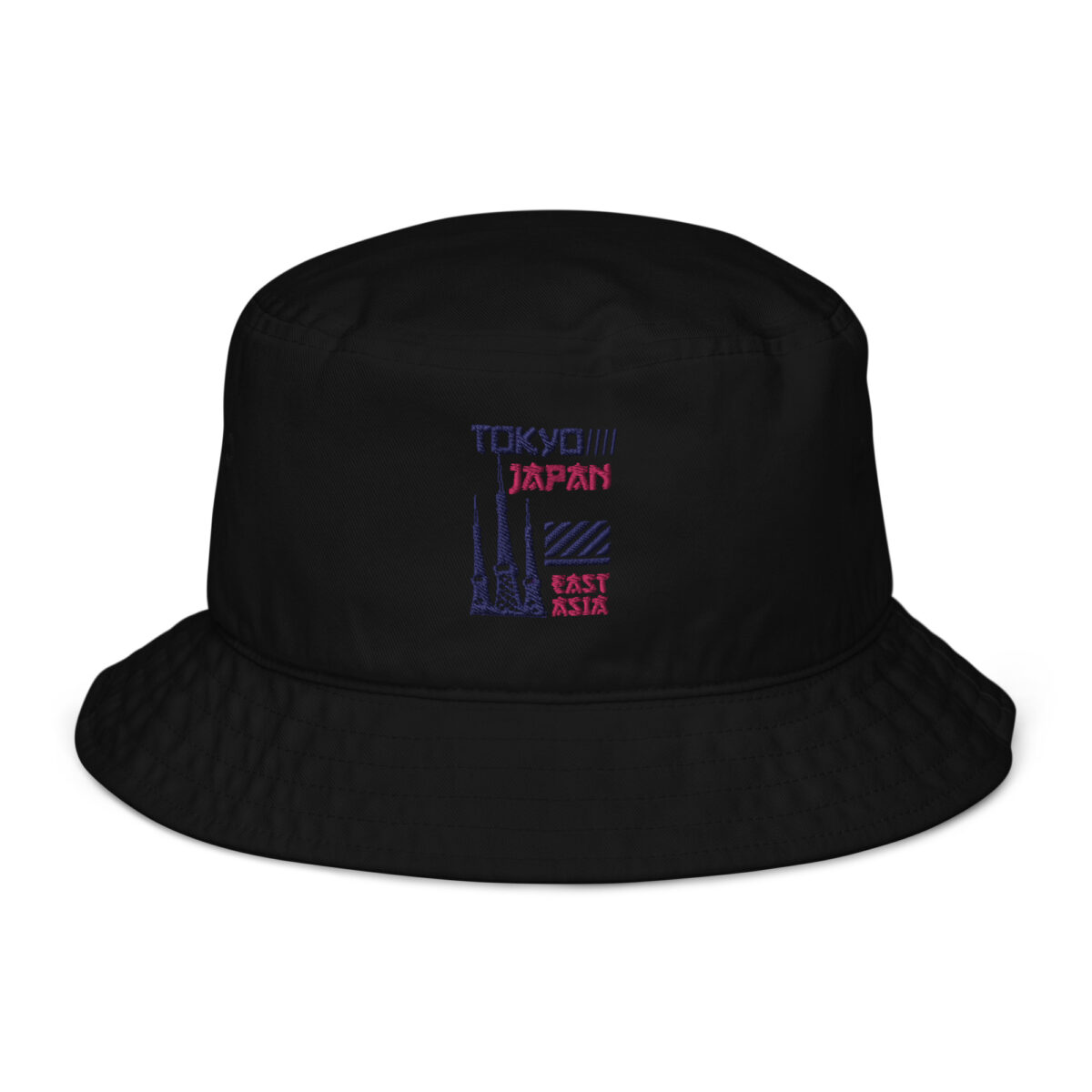 organic bucket hat black front 649978dc4711d