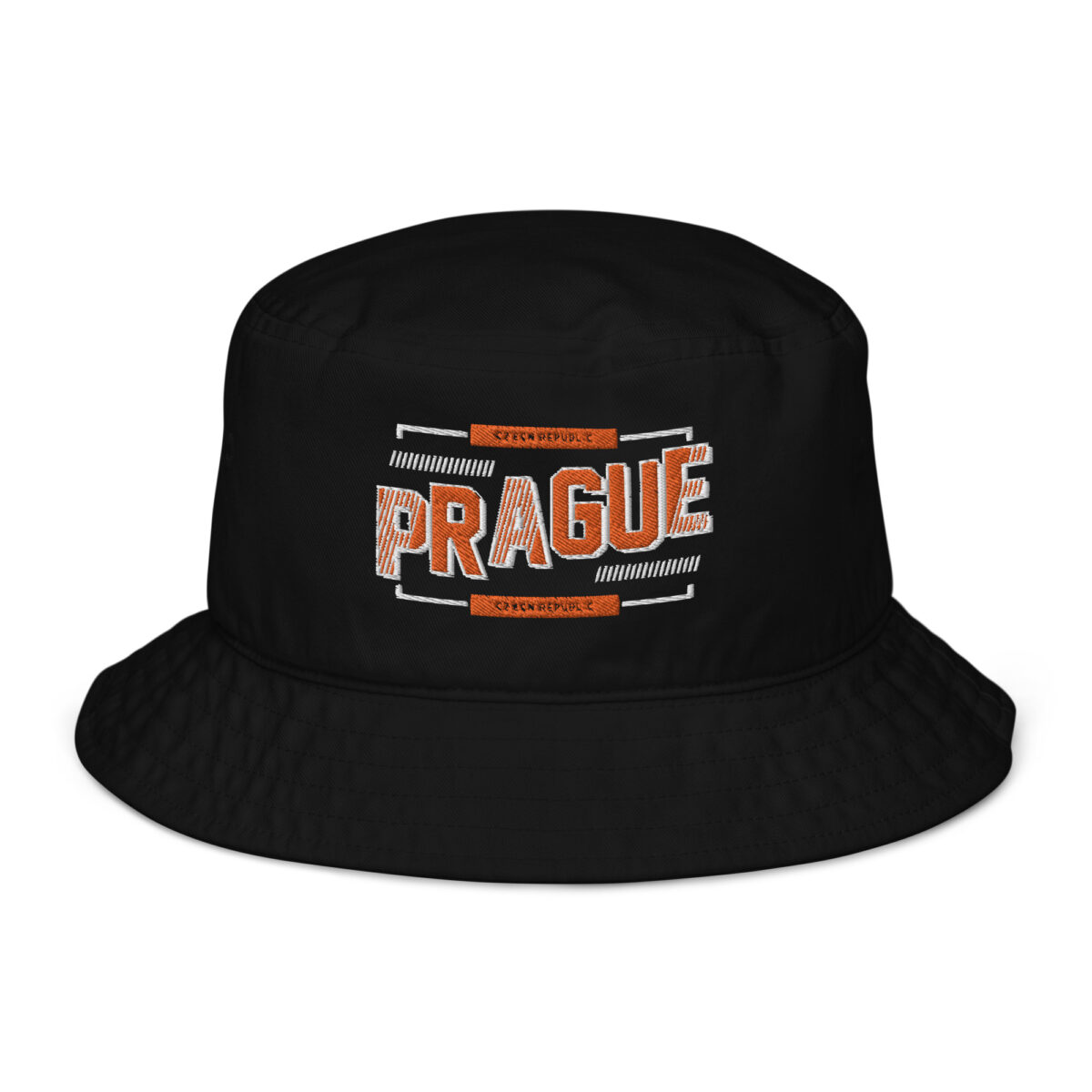 organic bucket hat black front 649aabda120de