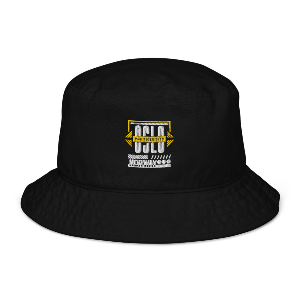 organic bucket hat black front 649bf0927803f