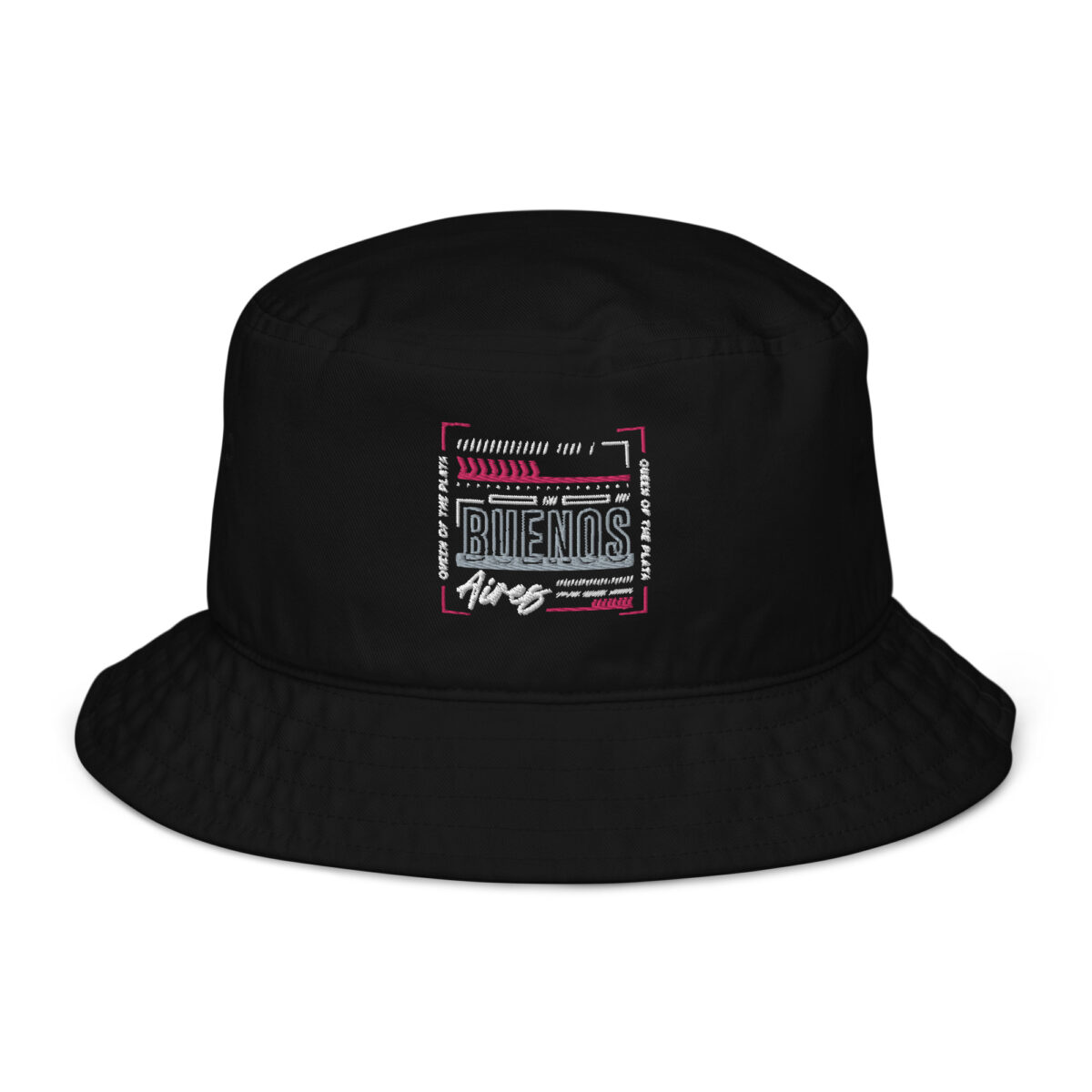 organic bucket hat black front 649dcf901a1a4