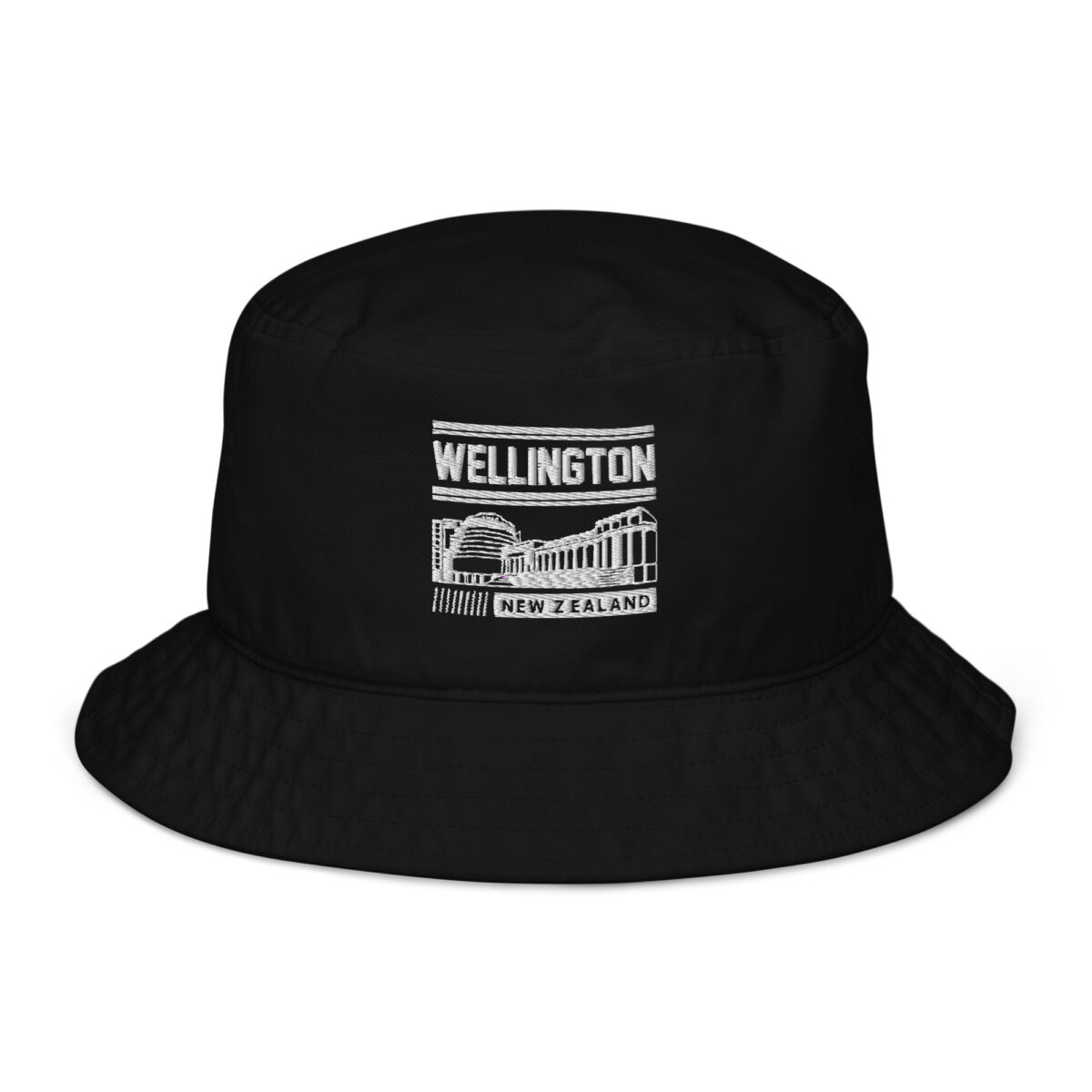 organic bucket hat black front 649ef54e90231