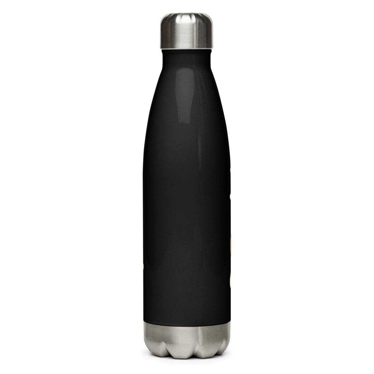 stainless steel water bottle black 17oz back 649989a6e63d9