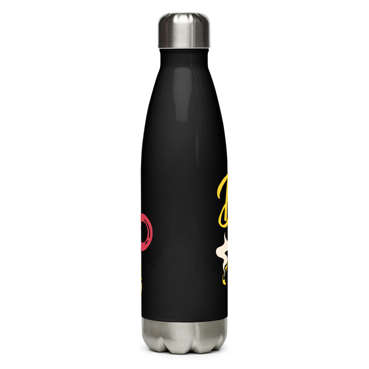 stainless steel water bottle black 17oz back 64998c19d609e