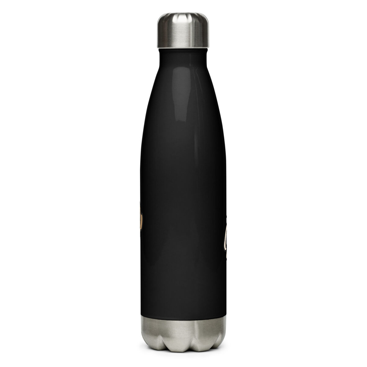 stainless steel water bottle black 17oz back 64998f9d49c89