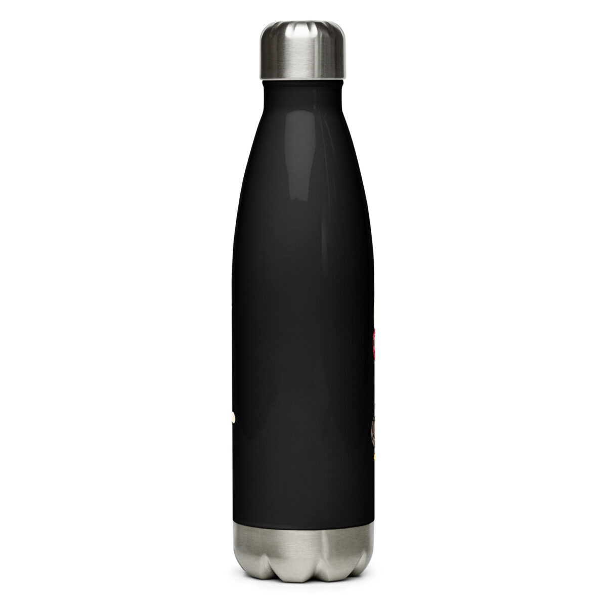 stainless steel water bottle black 17oz back 649990df896a1