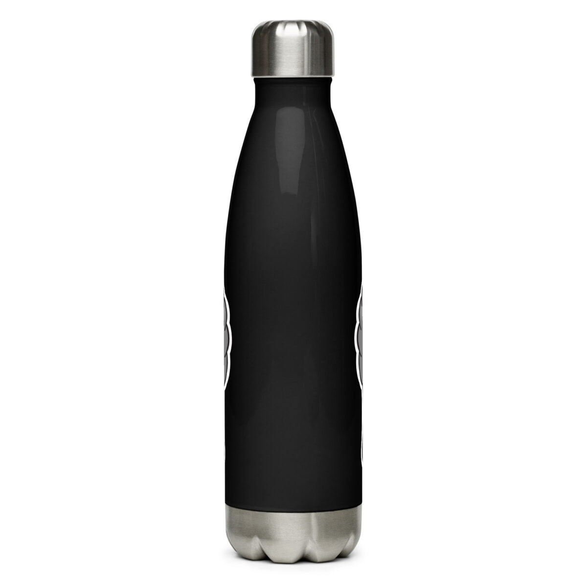 stainless steel water bottle black 17oz back 6499bb877ccc8